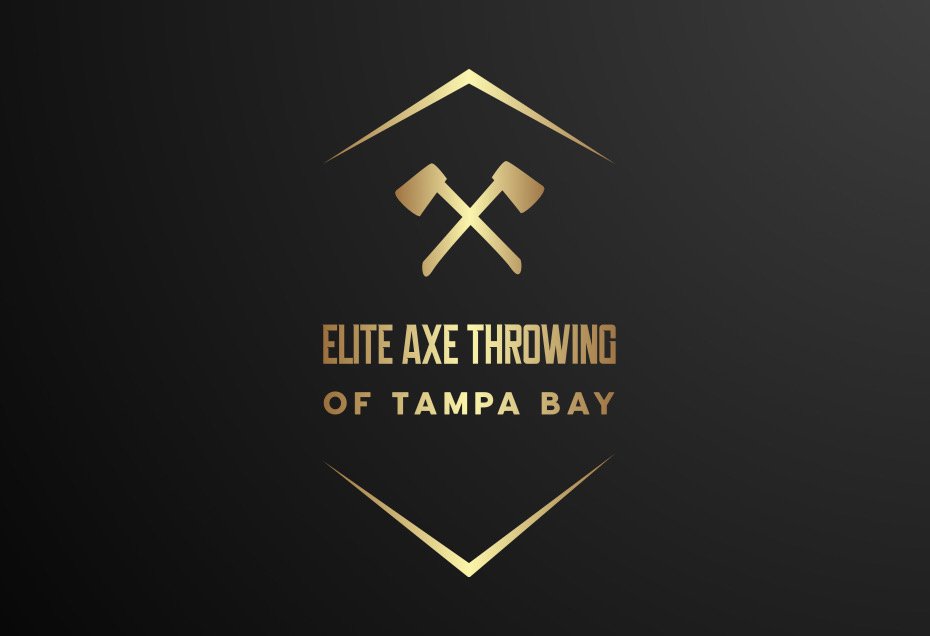 Elite Axe Throwing of Tampa Bay — crossed axes logo